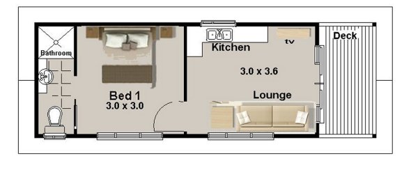 Small House Plan:29 Gecko