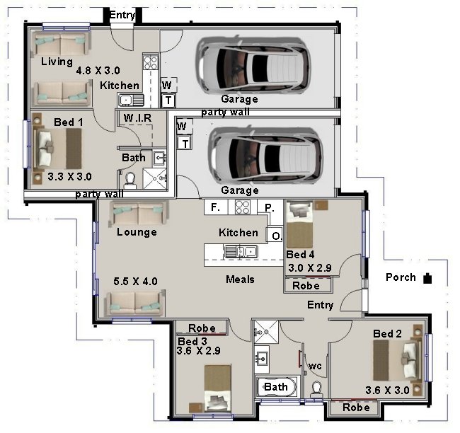 Dual Key home Design